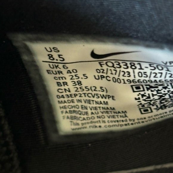 Nike Sabrina 1 Spark Basketball shoes women size 8.5 - Picture 6 of 6